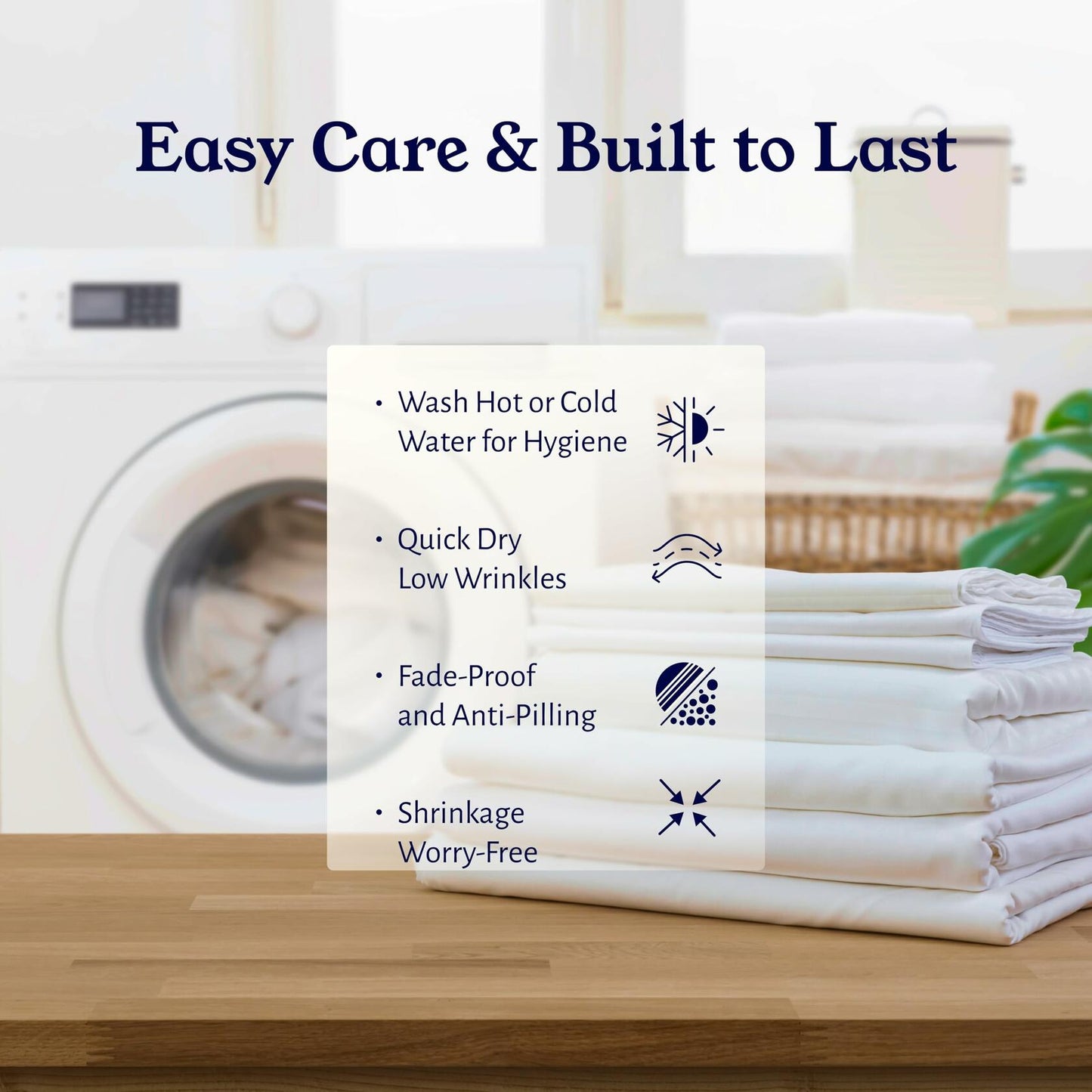 California Design Den 100% Cotton Full Sheets Set 400TC Deep Pockets Ivory