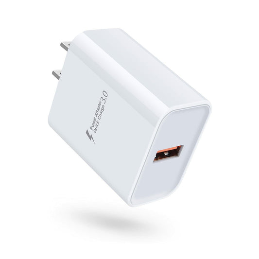 Quick Charge 3.0 18W USB Wall Charger Fast Adapter for Samsung Galaxy Black