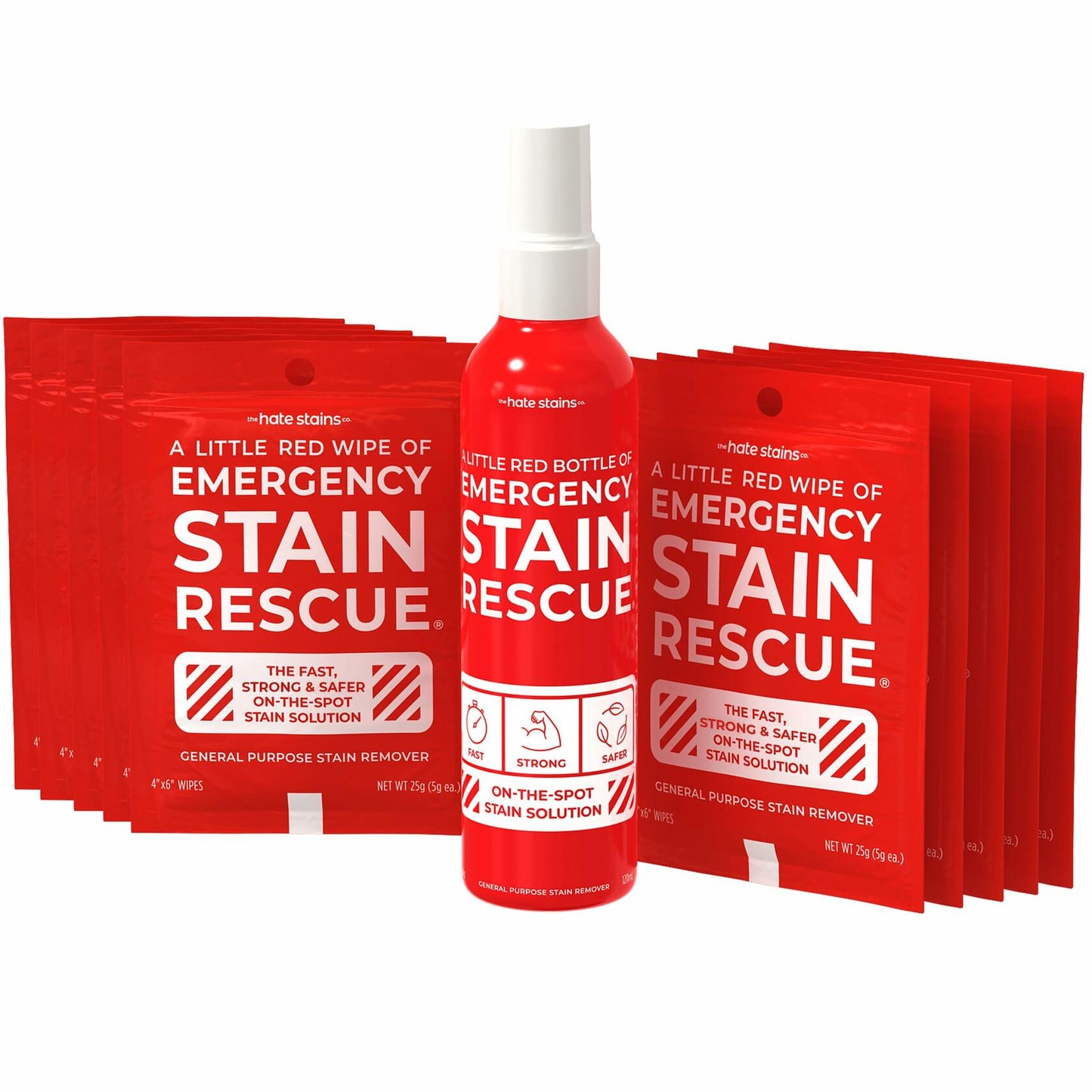 [Like_new] Emergency Stain Rescue 5 Count Pack White Professional Grade Formula