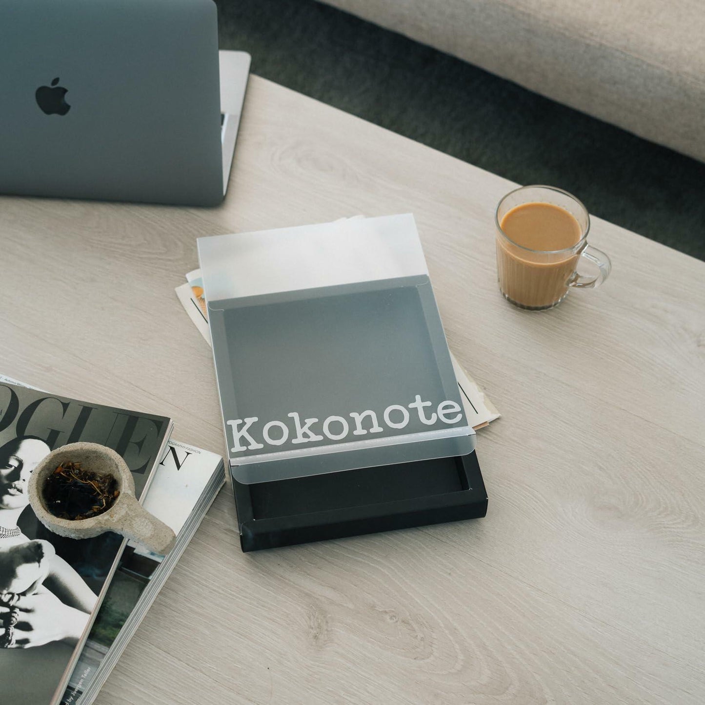 [Like New] Kokonote Misty Gray 2024-2025 A5 Academic Weekly Planner 12 Months