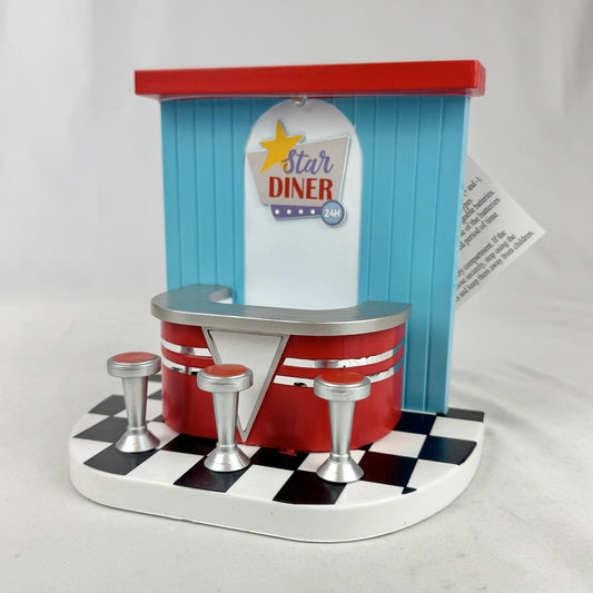 Crescent Enterprise Co Target Bullseye Figural Diner Cafe 5.5in Red/White/Blue