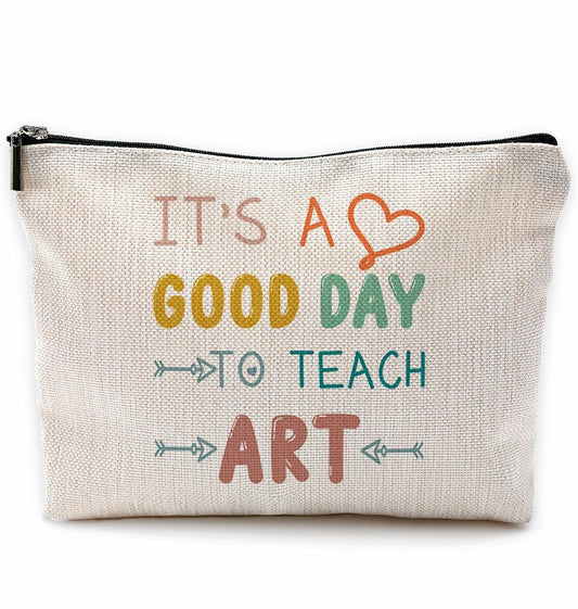 NEGIGA Physics Teacher Makeup Bag Travel Cosmetic Pouch Zipper Case