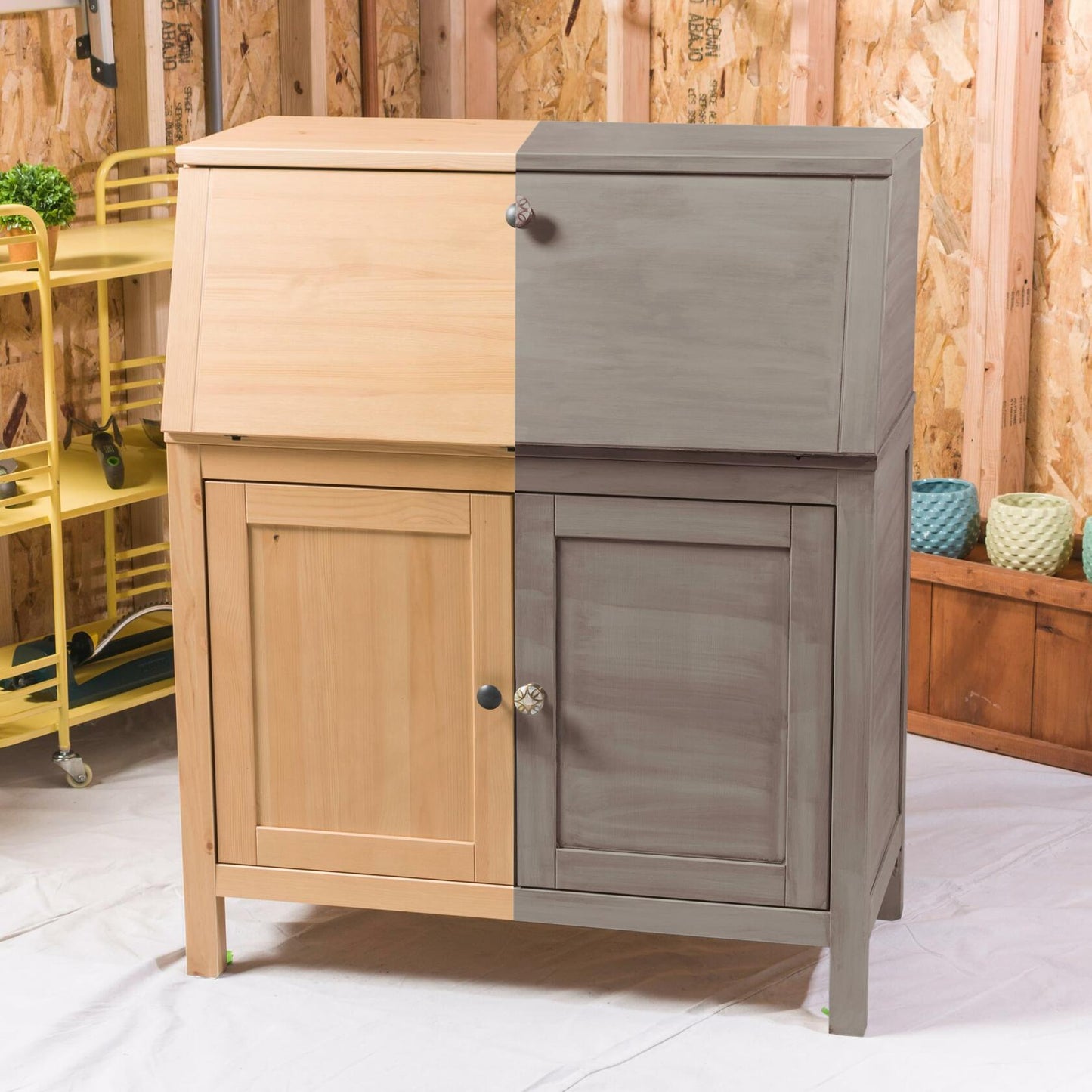 Rust-Oleum Chalked All-in-One Ultra Matte Paint 30 OZ Oat Latte One Coat