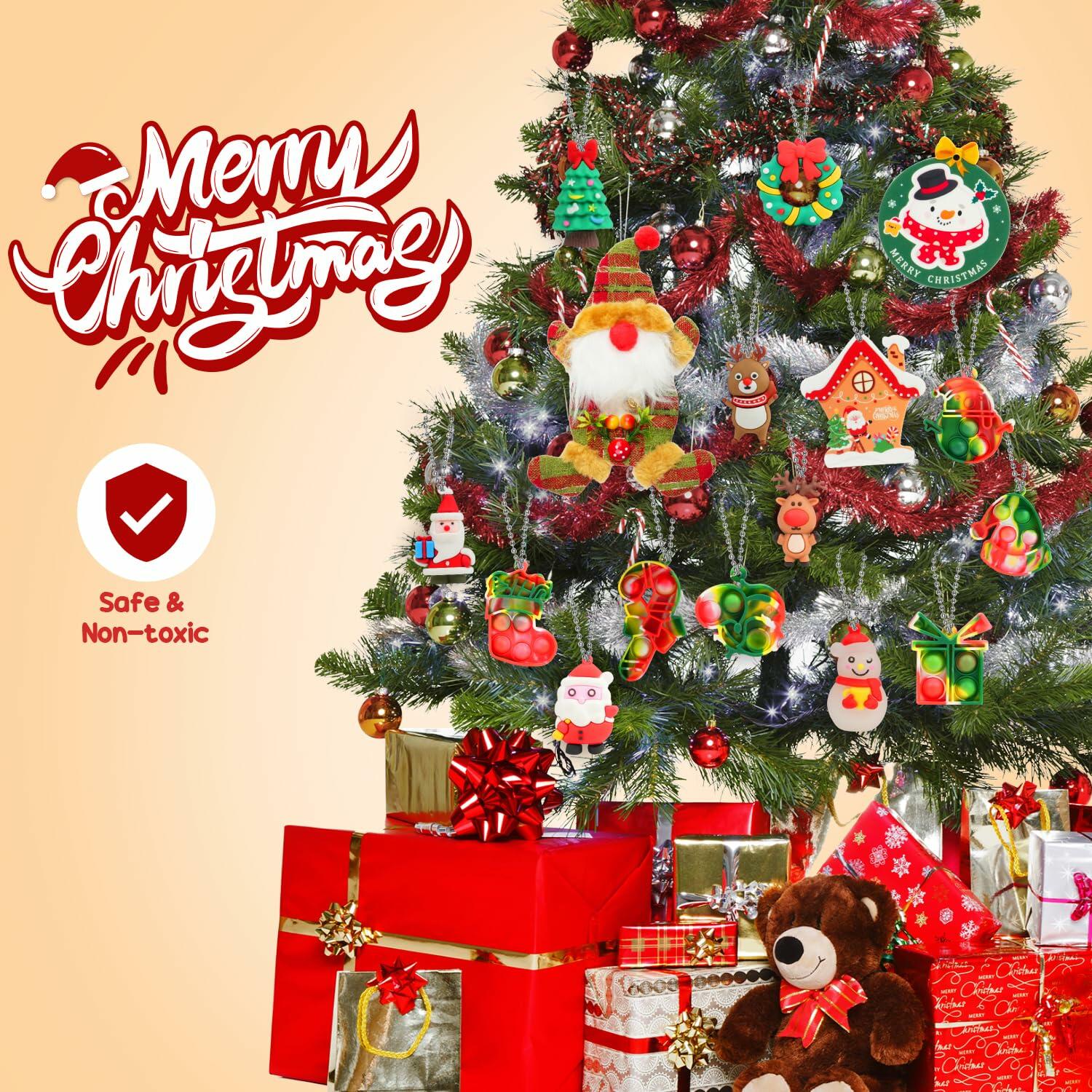 [Like New] BUSY DINOS Advent Calendar 2024 24 Days Christmas Tree Pendant Decoration