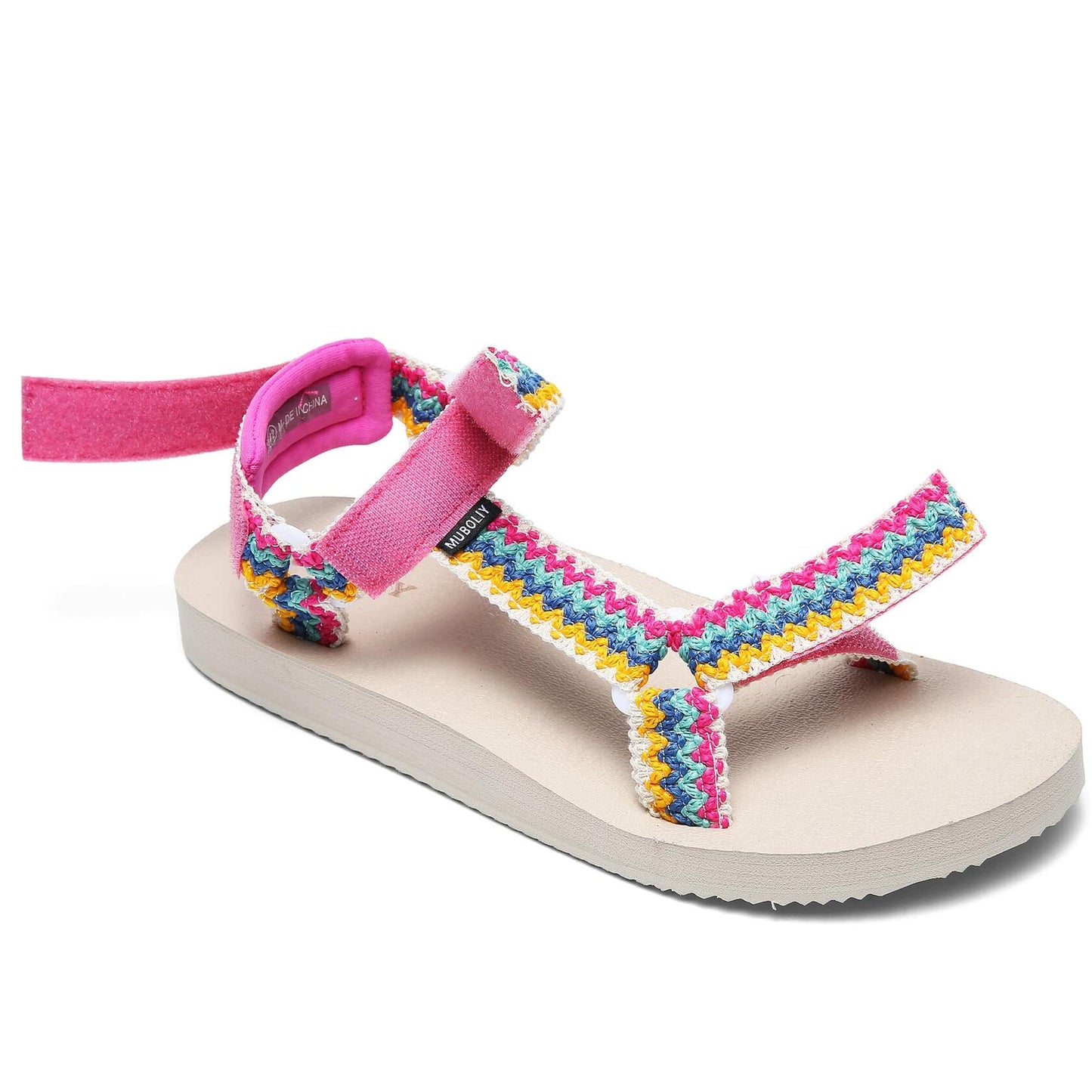 Muboliy Women's Casual Summer Water Sandals with Arch Support Size 38