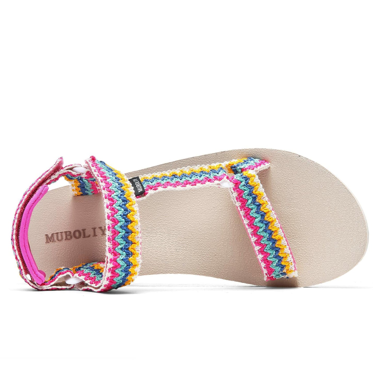 Muboliy Women's Casual Summer Water Sandals with Arch Support Size 38