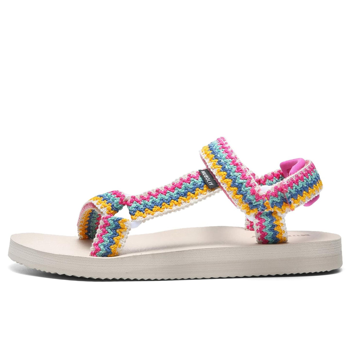 Muboliy Women's Casual Summer Water Sandals with Arch Support Size 38