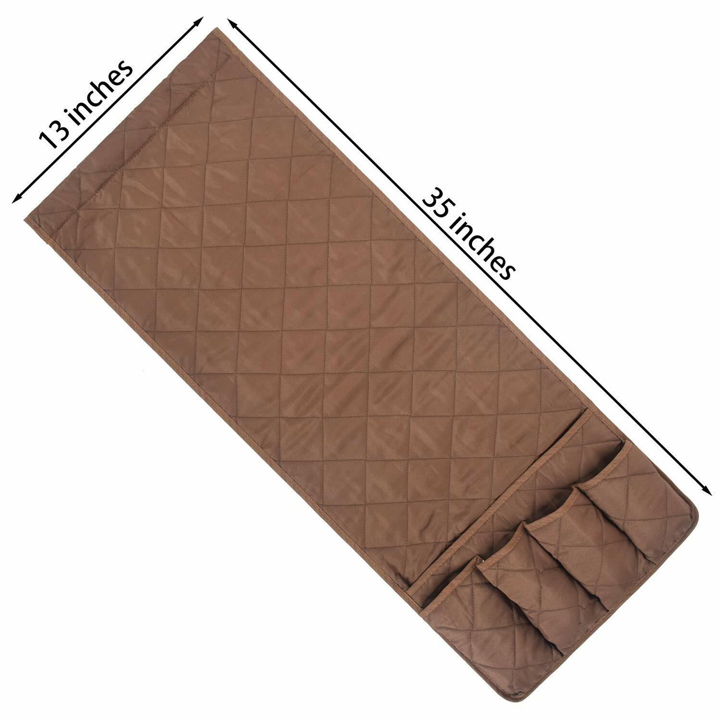 MDSTOP Remote Control Holder 5 Pockets Sofa Couch Armrest Organizer