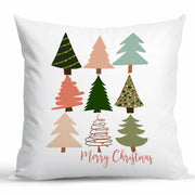 Jvpke Christmas Tree Pillow Covers 18x18 Colorful Farmhouse Xmas Decor