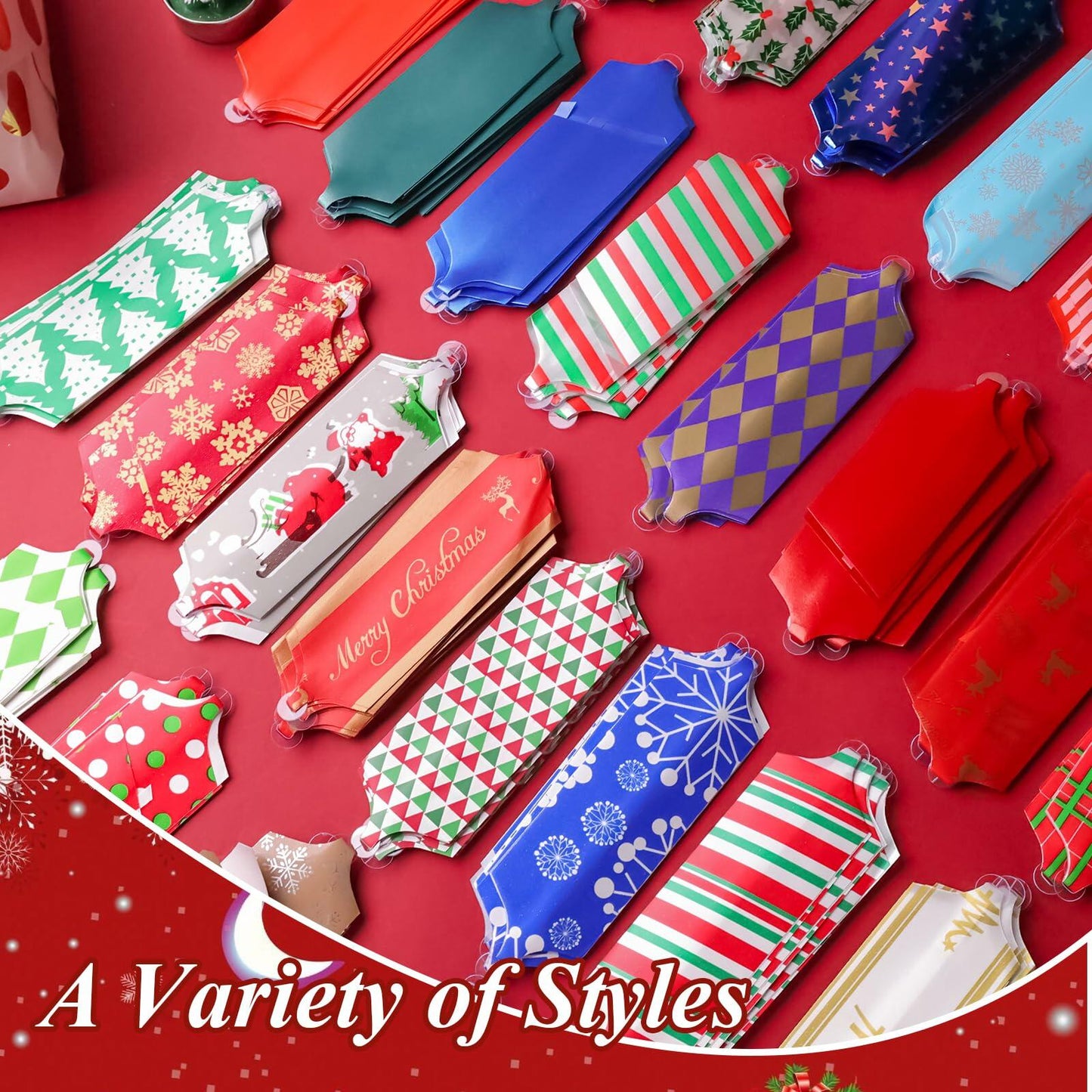 VGOODALL Christmas Pull Bows 5 Inch 30PCS Red Gift Wrap Decor