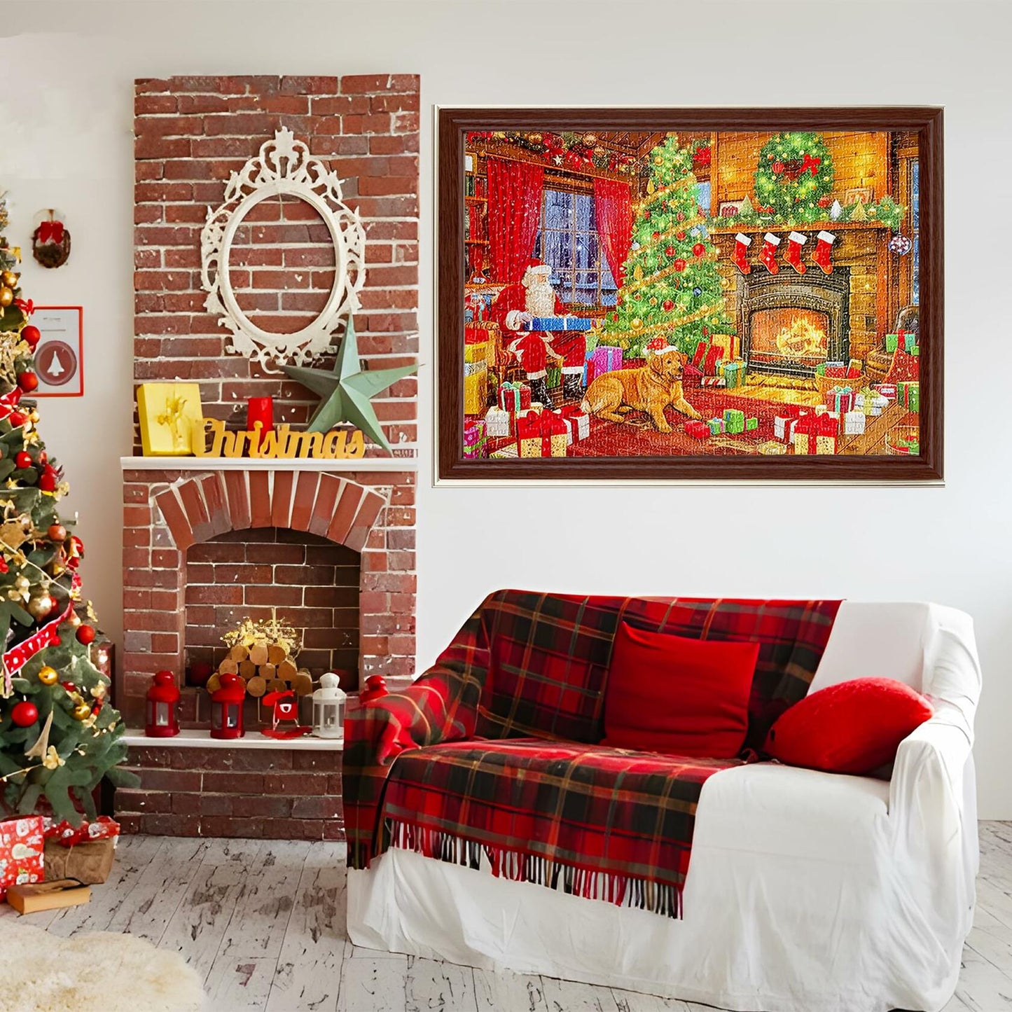 Puzzle Advent Calendar 2024 1008PCS 24 Days Countdown 27.56x19.68 Inch