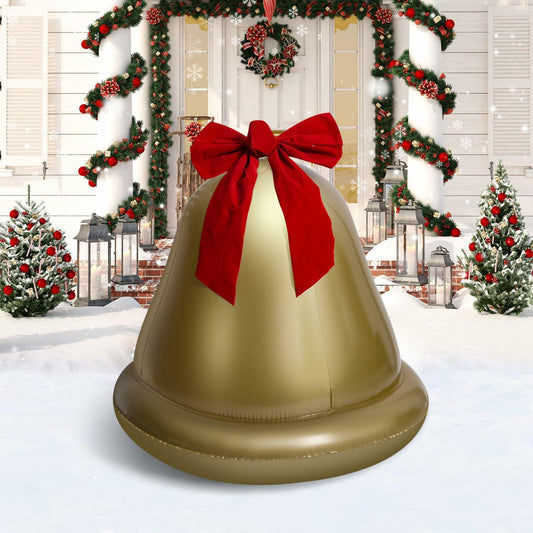 Giant Inflatable Christmas Ball Outdoor Decoration PVC 21.6in 1pc
