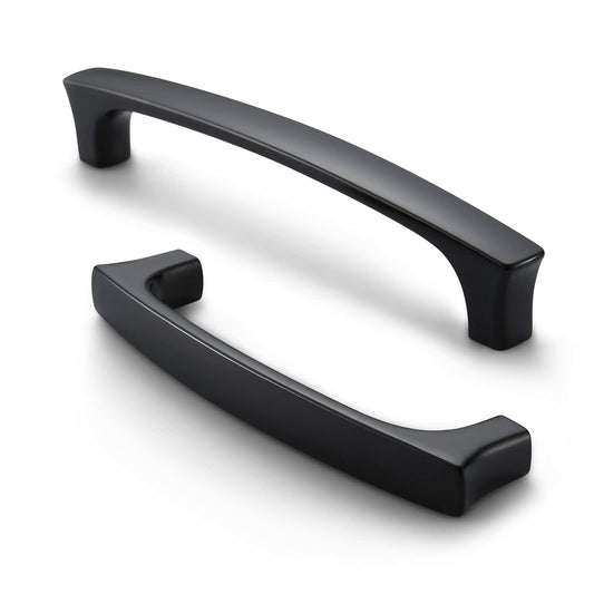 HAILINDA Matte Black Cabinet Pulls 3-3/4 Inch 6 Pack Kitchen Drawer Handles
