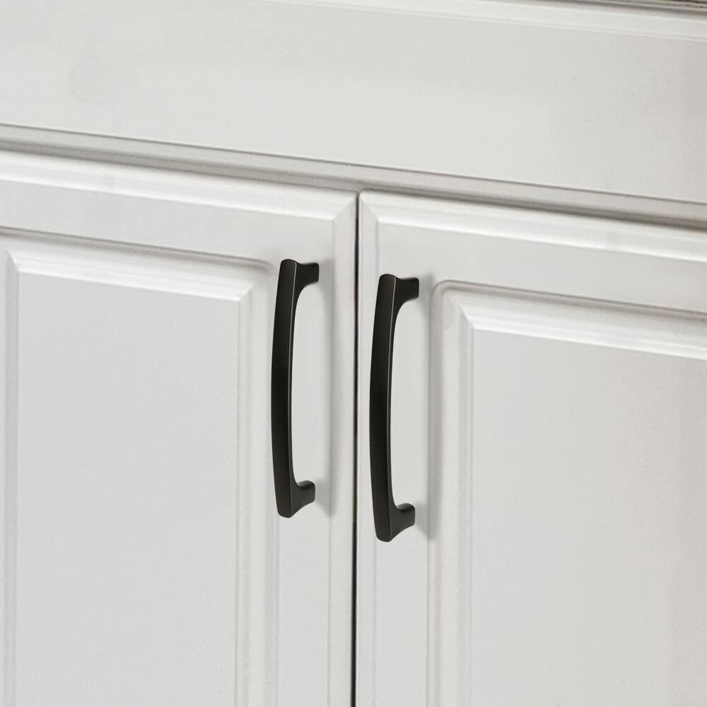 HAILINDA Matte Black Cabinet Pulls 3-3/4 Inch 6 Pack Kitchen Drawer Handles
