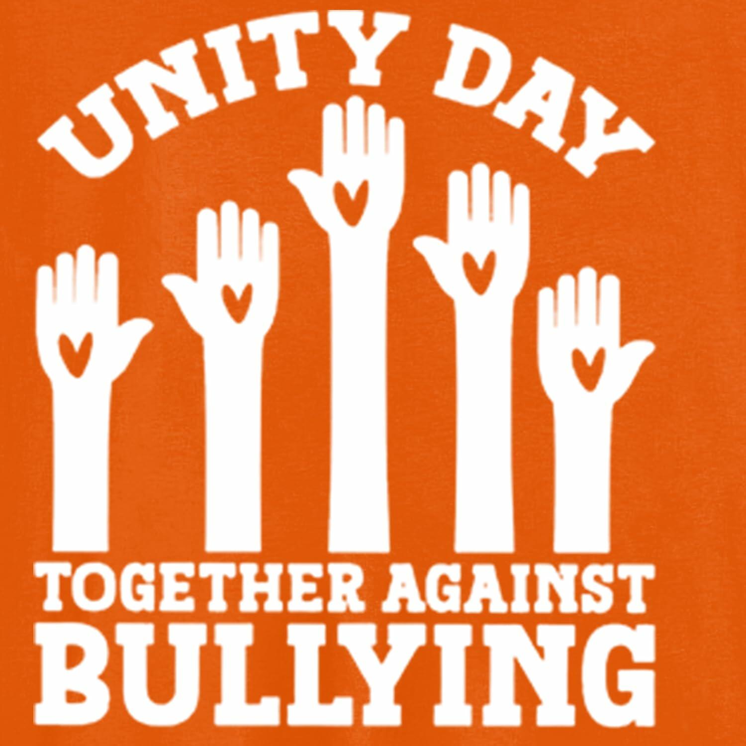 Unity Day Youth Heart Rainbow Be Kind Shirt Anti Bullying Tee Size Youth US 14