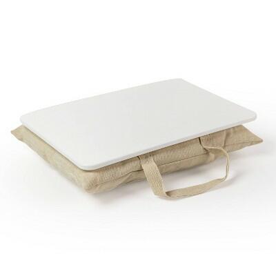 Target Laptop Tray Lap Desk White 14x10 in 1 Unit with Pillow