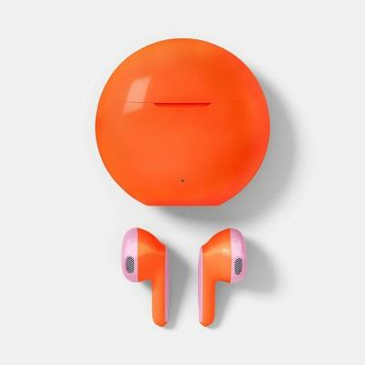 [Like New] Heyday True Wireless Bluetooth Earbuds Coral Orange