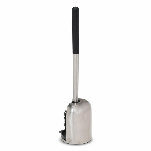 Made By Design Stainless Steel Bowl Brush Iron Handle Durable Scrubber 18" x 4"