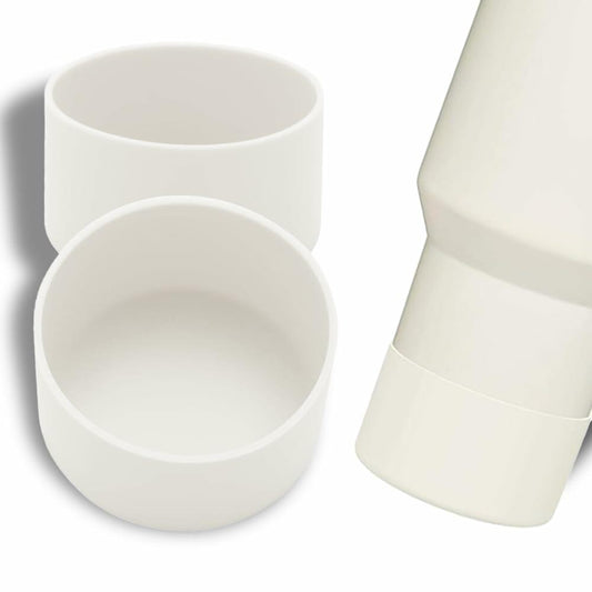 JENCAG Stanley Boot Silicone Sleeve 2Pc Cream for Quencher & Hydroflask