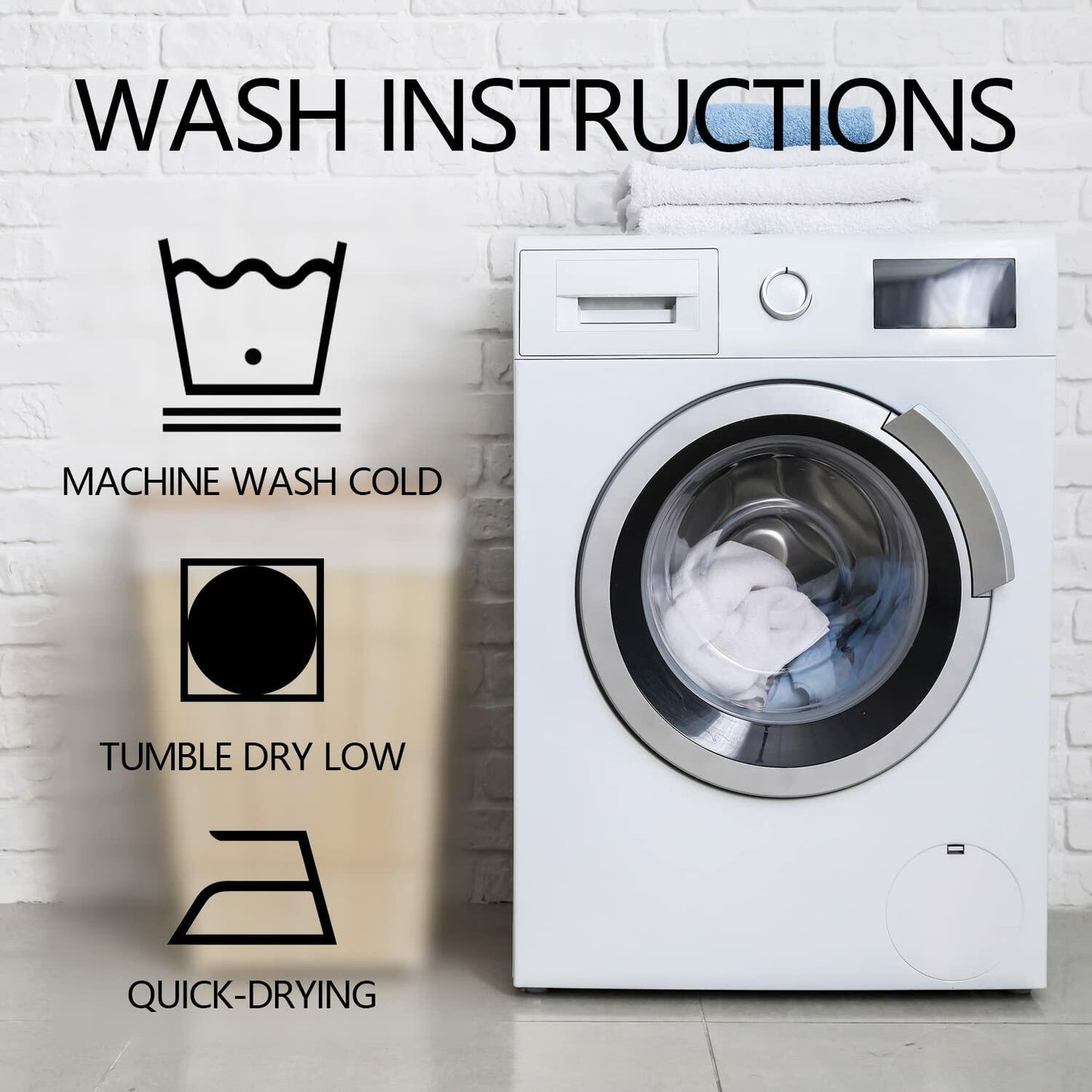 AILONEN Blue Butterfly Tie Dye Floral Comforter Set Twin 3-Piece