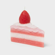 Room Essentials Strawberry Shortcake Figural Candle Medium Pink Unscented