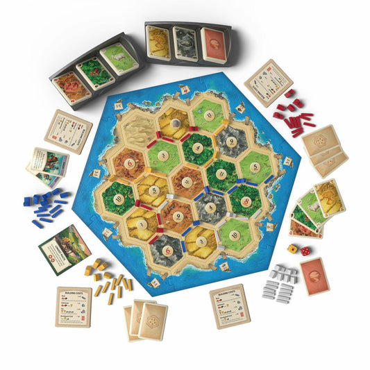 [Like New] CATAN Board Game 6th Edition Classic Strategy Family Game Ages 10+ 3-4 Players