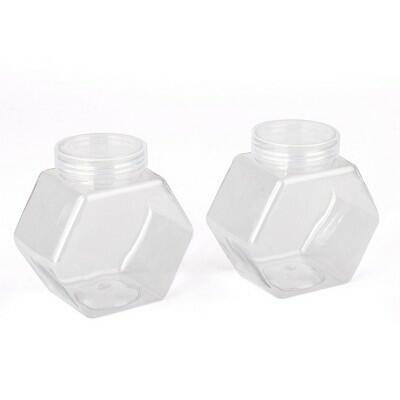 Bullseye's Playground™ 2ct Hexagon Clear Jar