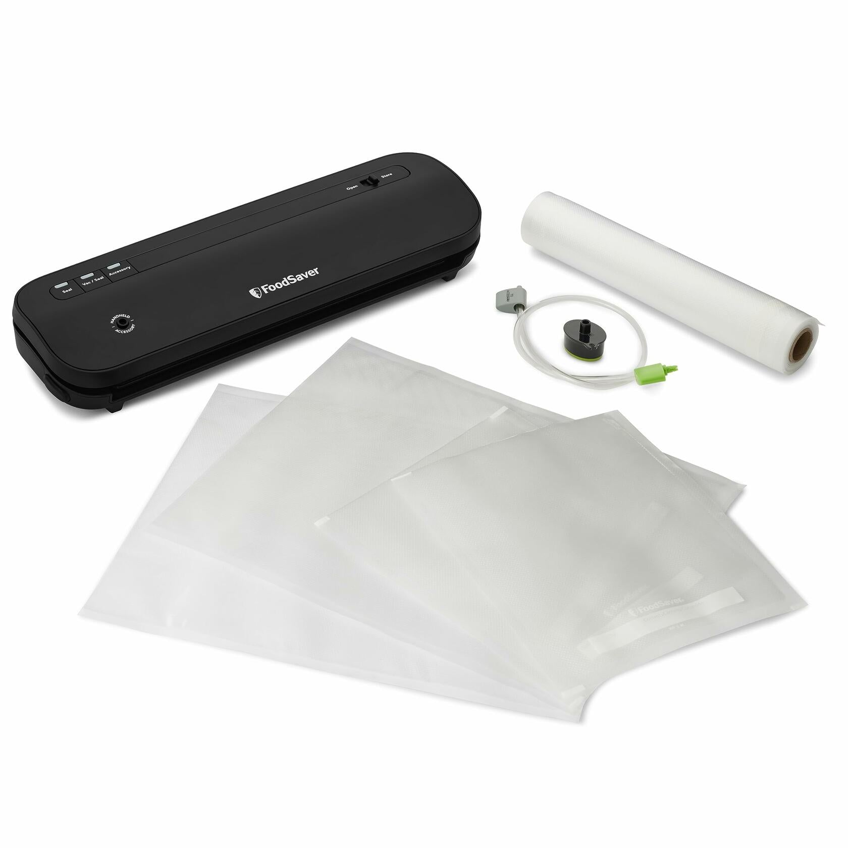 [Like New] FoodSaver 110878 Compact Vacuum Sealer Black Plastic Metal 120V