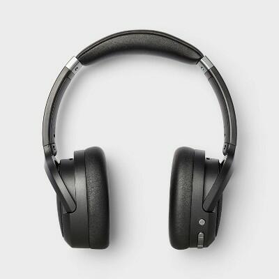 heyday Bluetooth Wireless Over-Ear Headphones ANC Built-In Mic Black