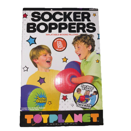 Big Time Toys Socker Boppers Inflatable Boxing Pillows One Pair Green