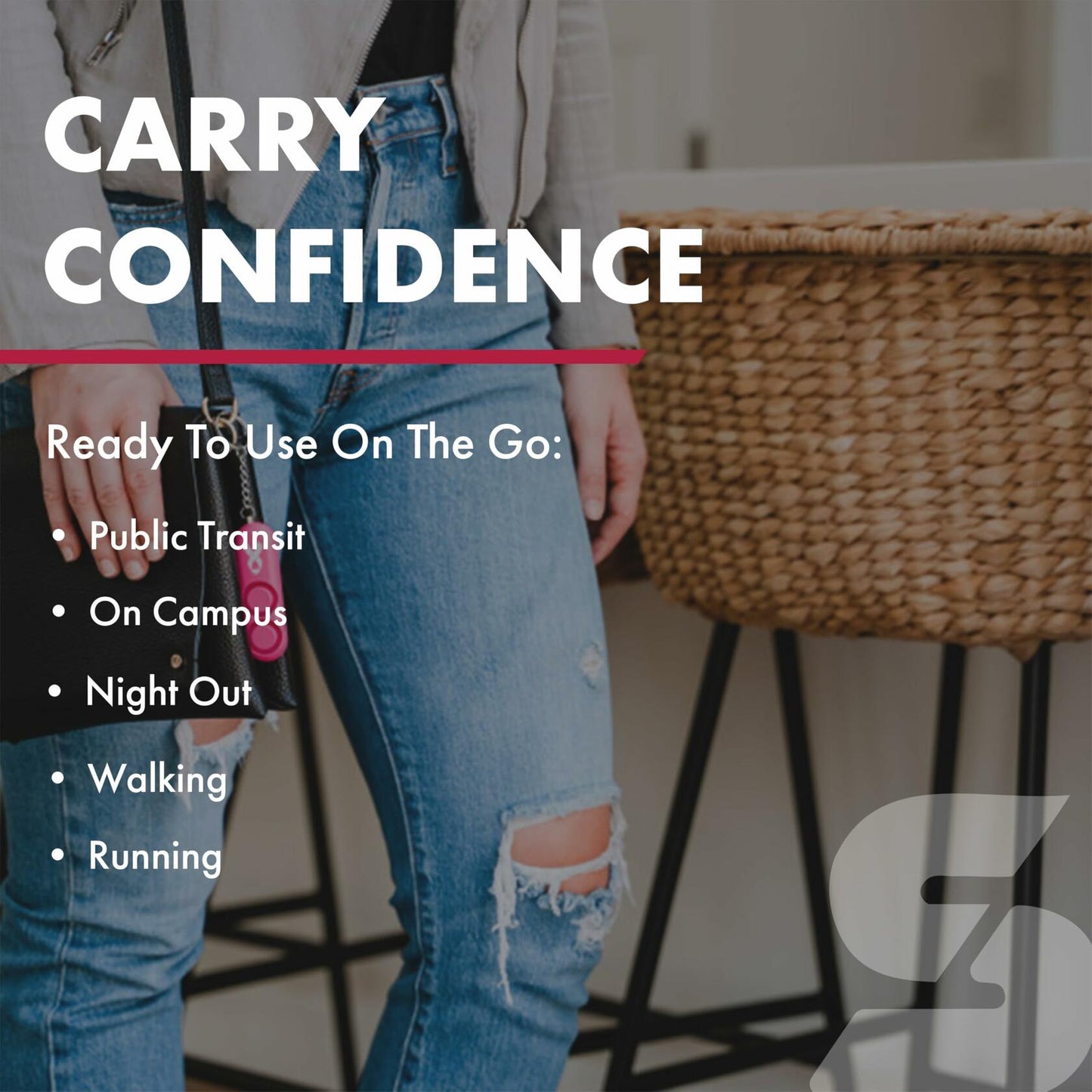 SABRE Personal Alarm 120dB Key Ring Reusable Black Pocket Alarm