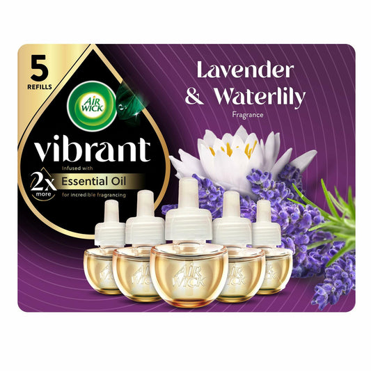 Air Wick Plug in Scented Oil Refill 5ct Lavender & Waterlily Air Freshener