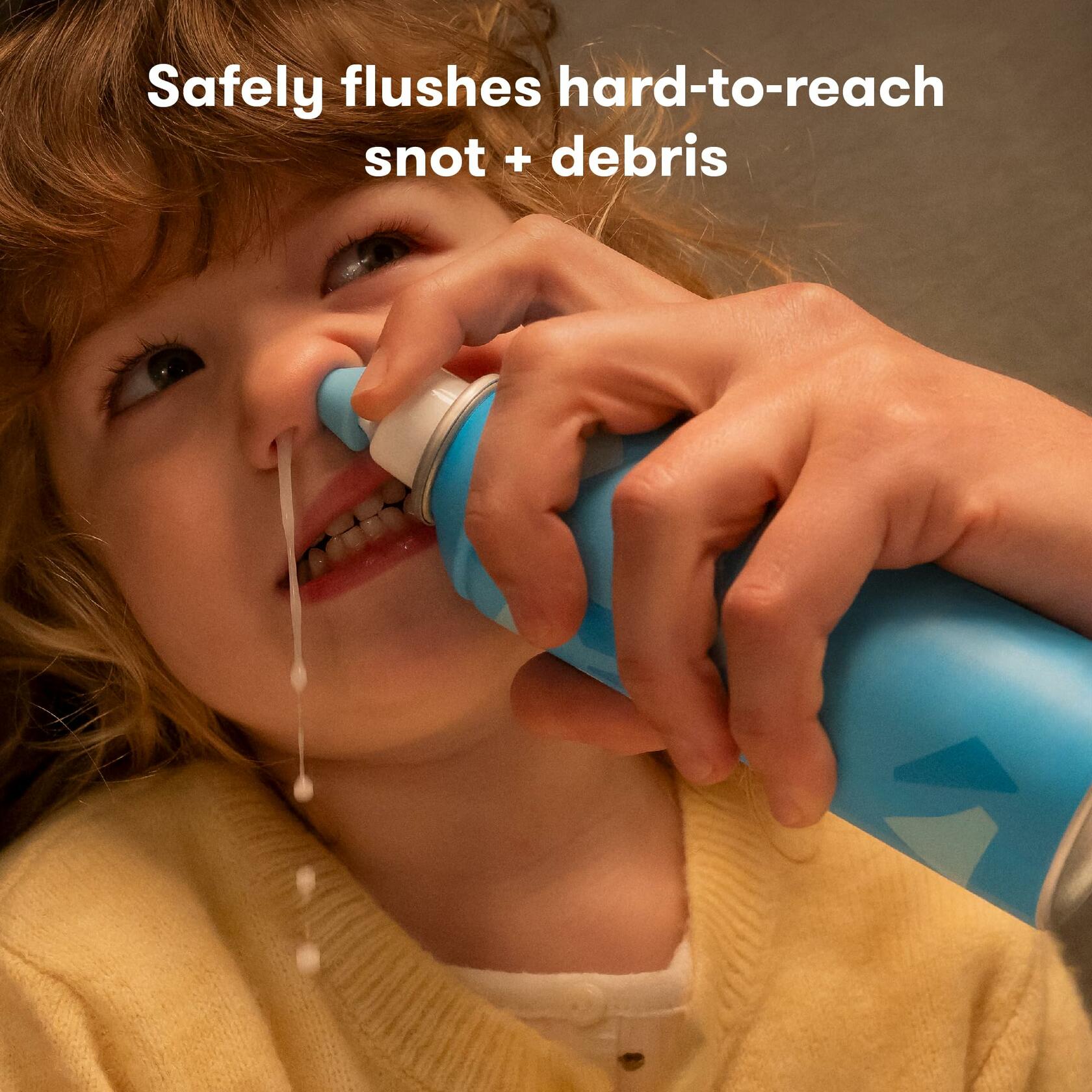 Frida Baby Saline Rinse for Toddler, Kids, Ages 2+, Saline Rinse for Sinus,