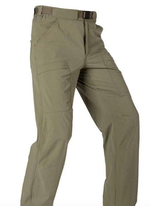 RADIANT Tactical Pants Quick Dry Durable Water Resistant, 32Wx40L Mud