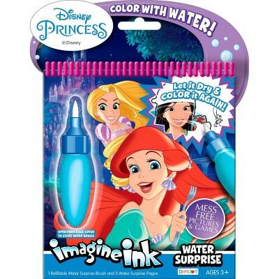Disney Princess Imagine Ink Water Surprise Coloring Books 5-Count Hardcover