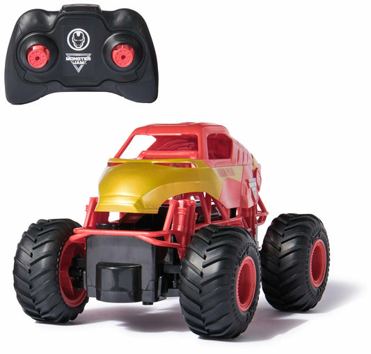 Monster Jam Marvel Iron Man RC Monster Truck 1:24 Scale Kids Toy