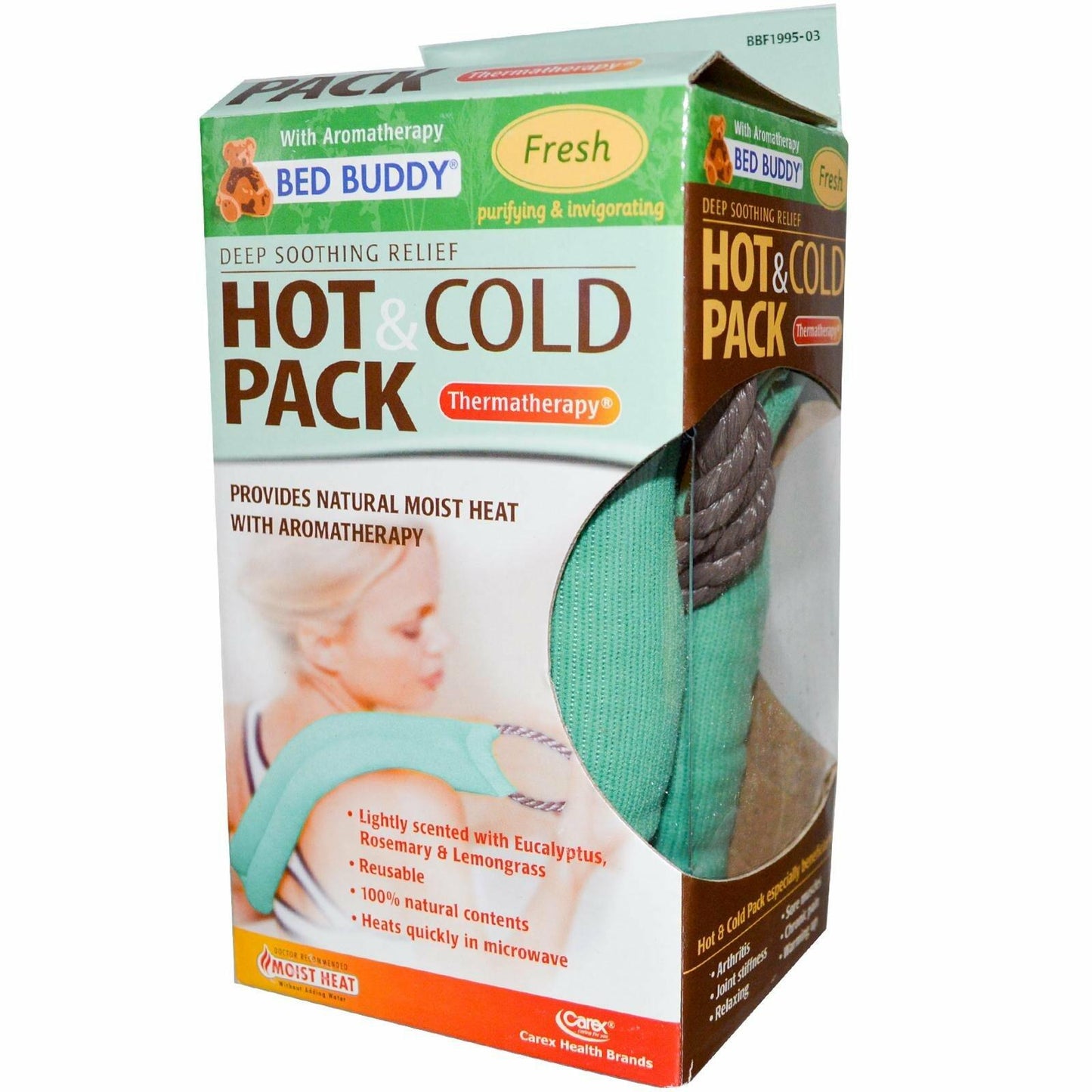 [Like New] Bed Buddy Deep Soothing Hot & Cold Pack Fresh Green