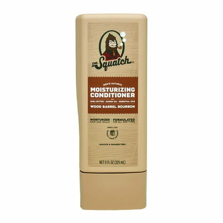 Dr Squatch Wood Barrel Bourbon Natural Hair Conditioner Men 11 floz Paraben-Free