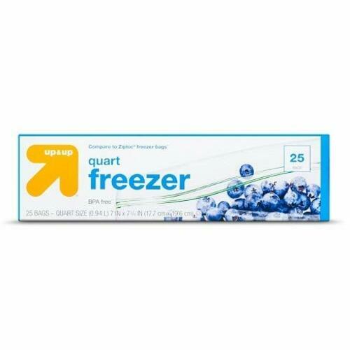 Up & Up Quart Freezer Bags Blue 40 ct One Size