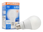 SYLVANIA LED Light Bulb 75W Equivalent A19 12W Medium Base Daylight 1 Pack
