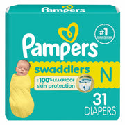 [Like New] Pampers Baby Diapers Swaddlers 31Count Ultra Absorbent Disposable Newborn Diaper