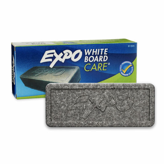 EXPO Dry Erase Soft Pile Block Whiteboard Eraser 5-1/8in x 1-1/2in White
