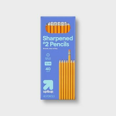 [Like_new] Up&up 40ct #2 Wood Pencils Sharpened Yellow 2.05mm Point