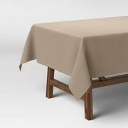 [Like New] Threshold Solid Tablecloth 84x60 Natural Cotton Recycled Polyester