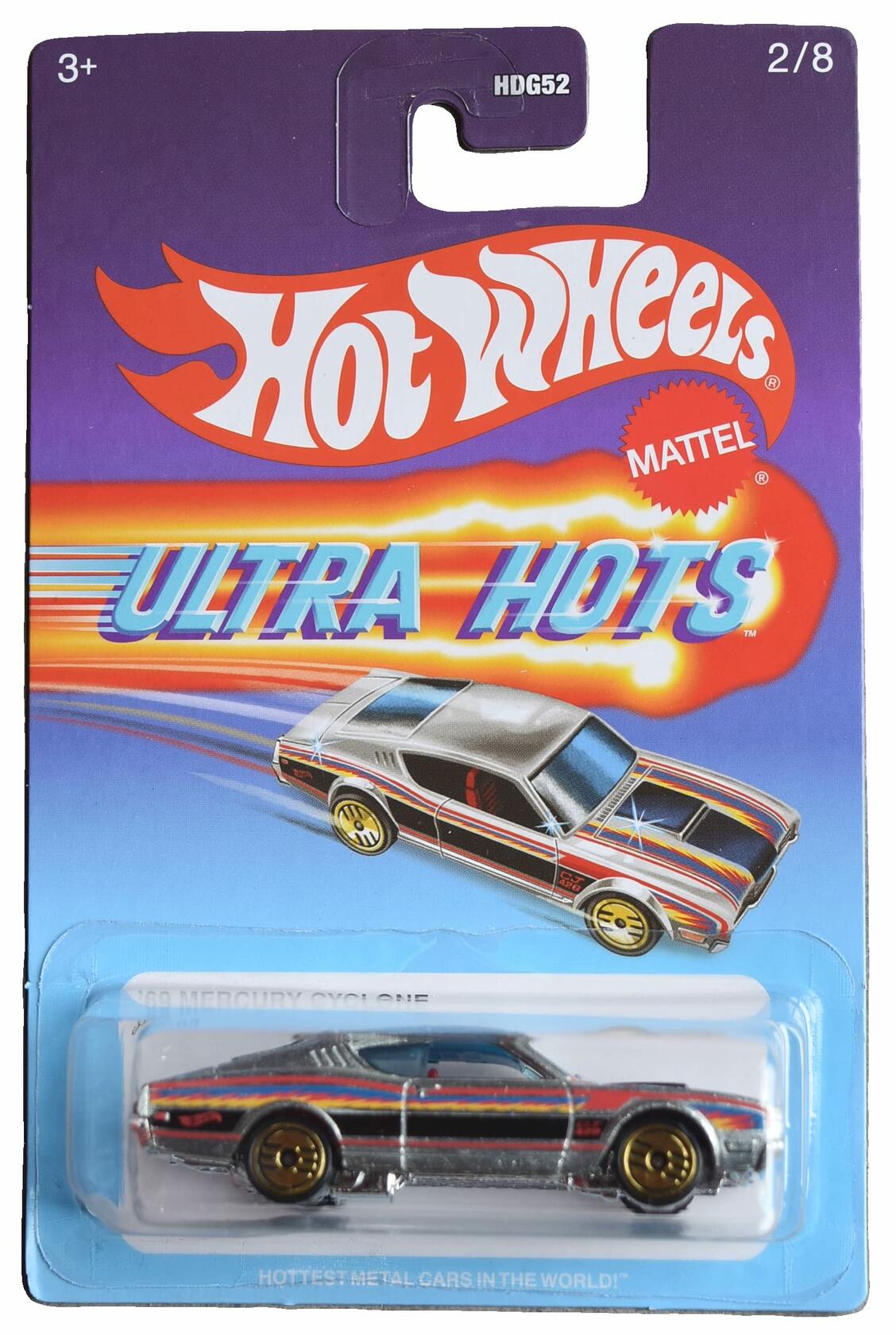 Hot Wheels '69 Mercury Cyclone Ultra Hots 2/8 1:64 Diecast Car