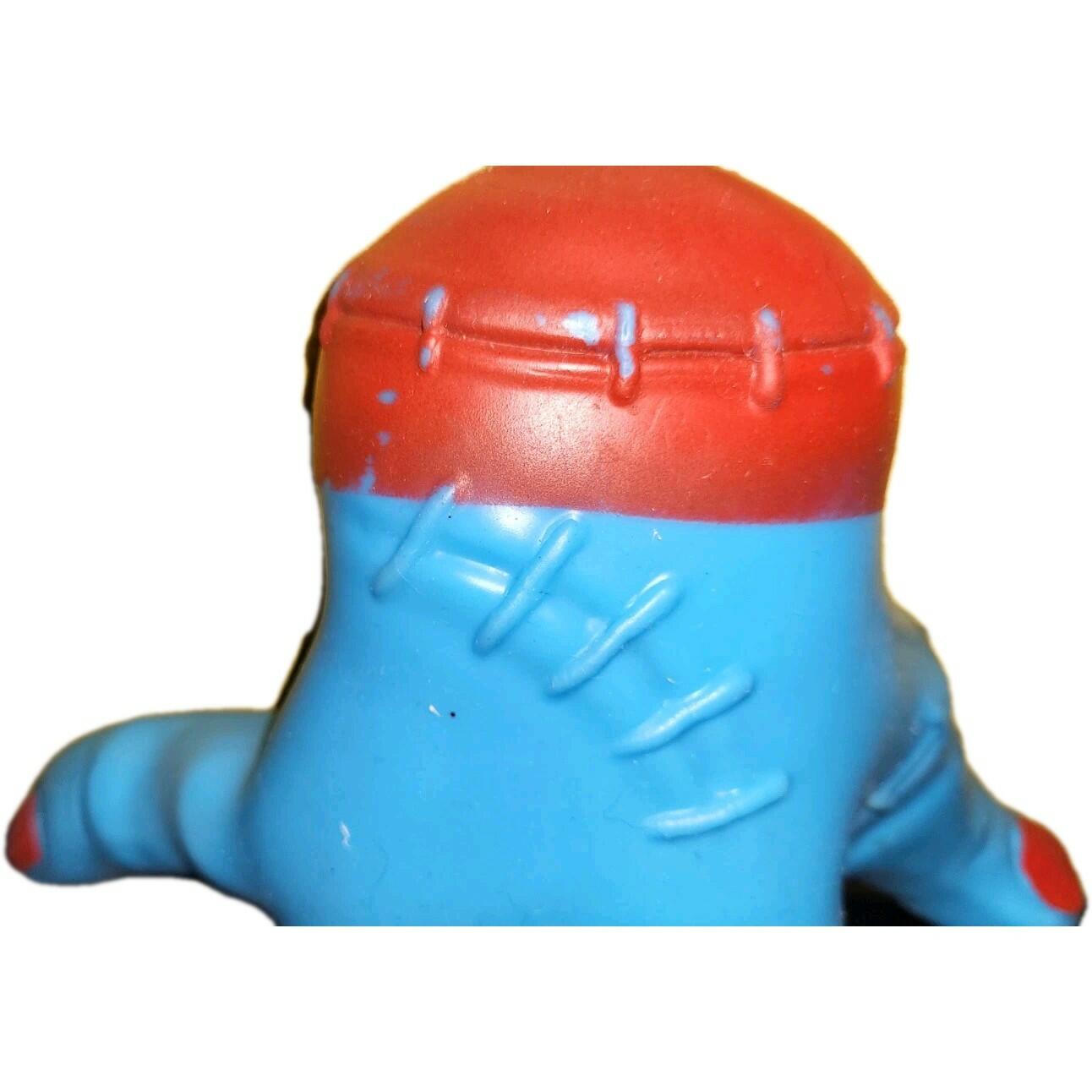 Halloween Zombie Monster Hand Stretchy Squeezy Toy Stress Reliever Blue 8"