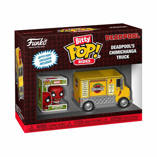 Funko Pop Marvel Deadpool Chimichanga Truck Bitty Ride Vinyl Figure