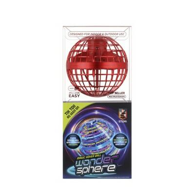 Wonder Sphere Magic Hover Ball Red Color Skill Level Easy STEM Certified