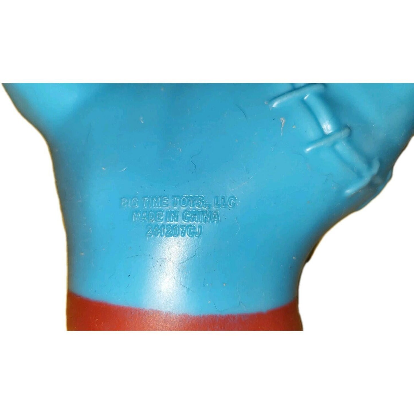 Halloween Zombie Monster Hand Stretchy Squeezy Toy Stress Reliever Blue 8"