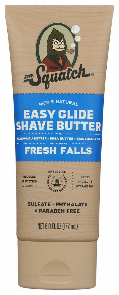 Dr. Squatch Fresh Falls Butter Shave 6oz All Skin Types Scent Fresh
